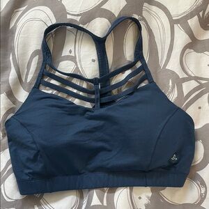 Prana Navy Strappy Sports Bra